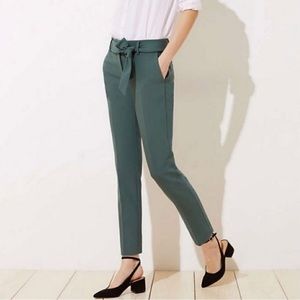 Loft Petite Marisa Pants - Sage Green